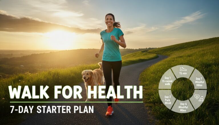 walking for health, 7 day starter plan
