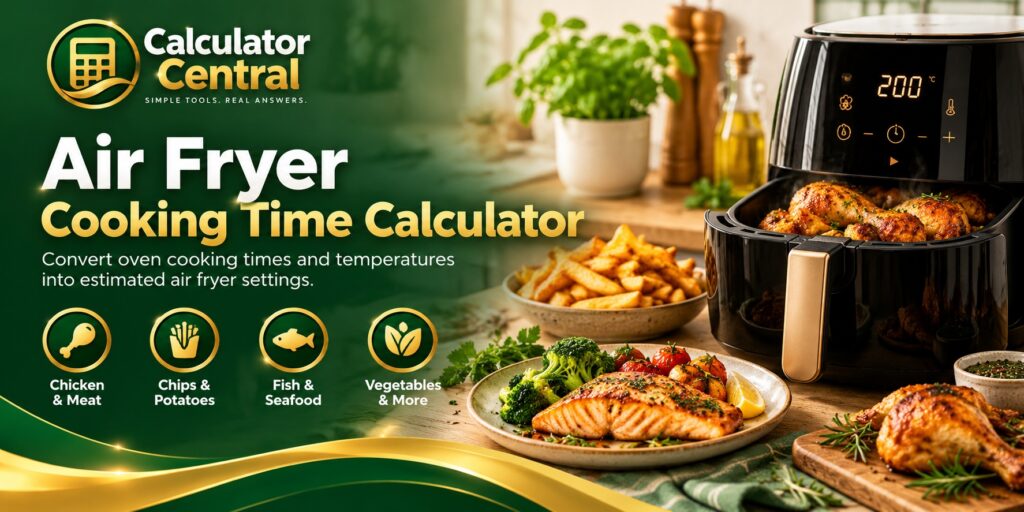 air fryer cooking time calculator