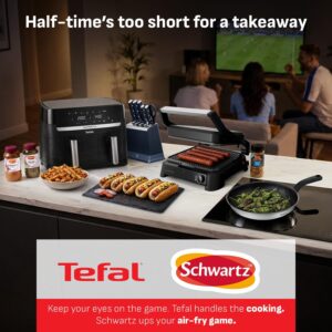 tefal easy fry dual zone