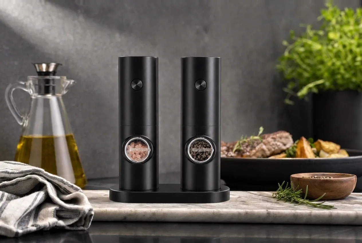voltmill salt and pepper grinder set